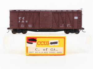 HO Accurail 4407 CG Central of Georgia 40' O/B Wood Box Car #4407 - Upgraded