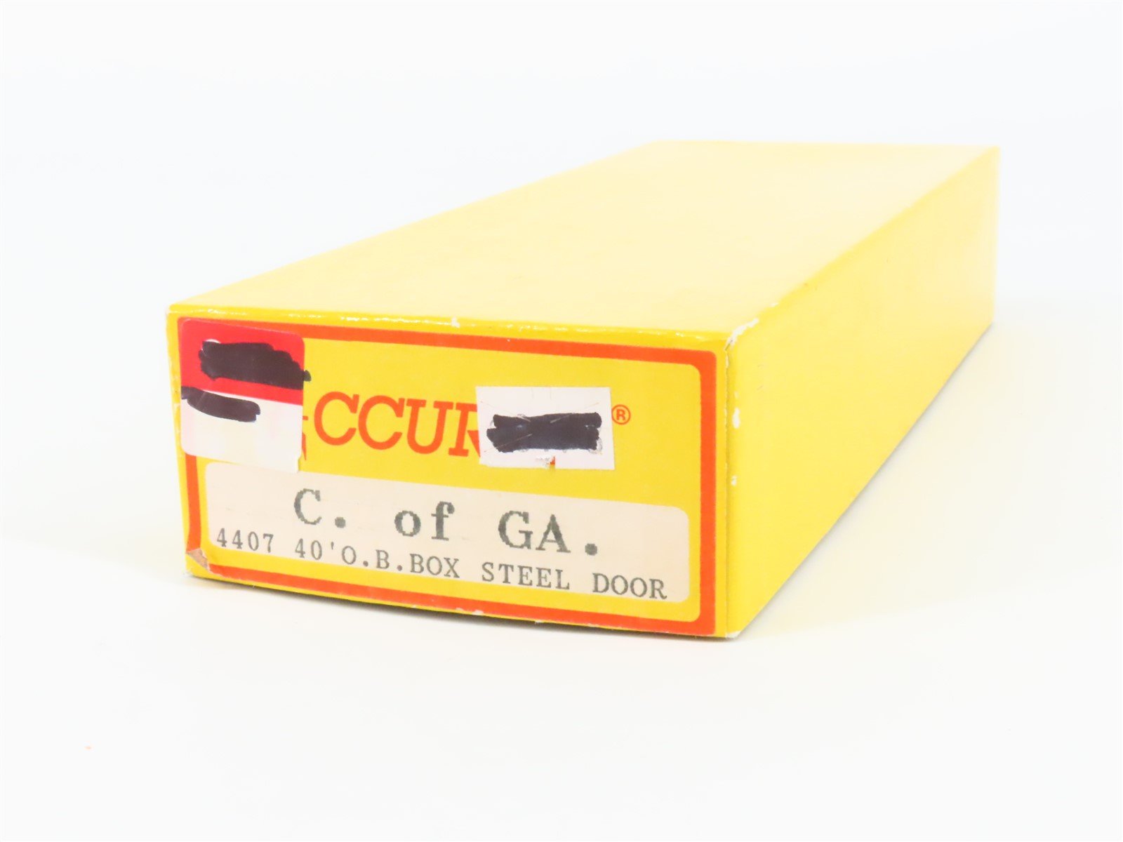 HO Accurail 4407 CG Central of Georgia 40' O/B Wood Box Car #4407 - Upgraded