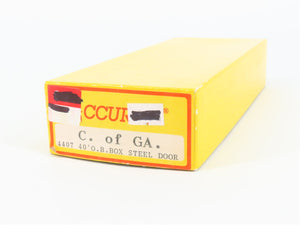 HO Accurail 4407 CG Central of Georgia 40' O/B Wood Box Car #4407 - Upgraded