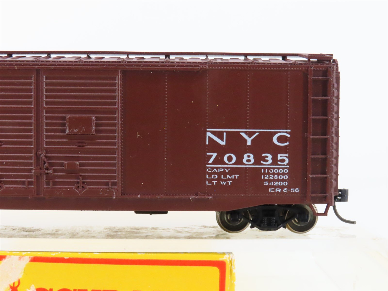 HO Accurail 3008 NYC New York Central 40' Double Door Box Car #70835 - Upgraded
