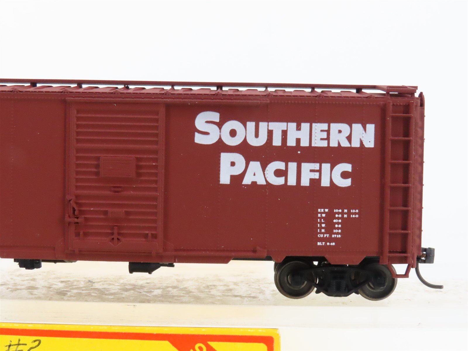 HO Accurail 1546 SP Southern Pacific 40' Box Car Custom Rd #123232 - Upgraded