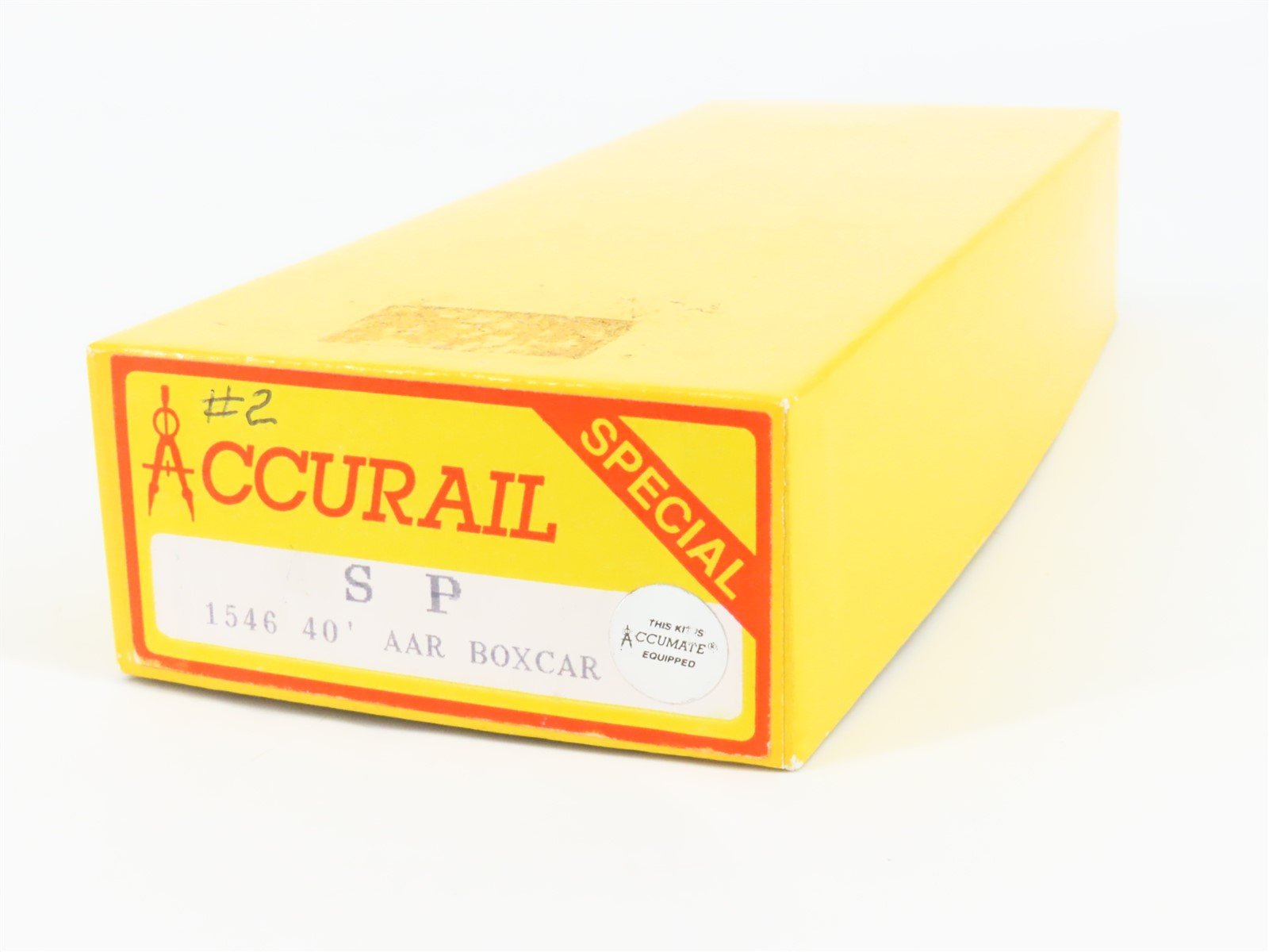 HO Accurail 1546 SP Southern Pacific 40' Box Car Custom Rd #123232 - Upgraded