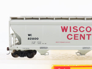HO Accurail 2004 WC Wisconsin Central ACF 3-Bay Covered Hopper #82800 - Upgraded