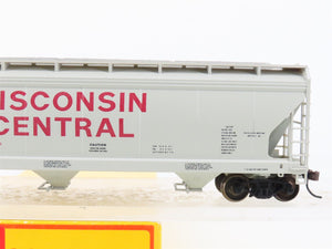 HO Accurail 2004 WC Wisconsin Central ACF 3-Bay Covered Hopper #82800 - Upgraded