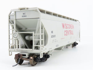 HO Accurail 2004 WC Wisconsin Central ACF 3-Bay Covered Hopper #82800 - Upgraded