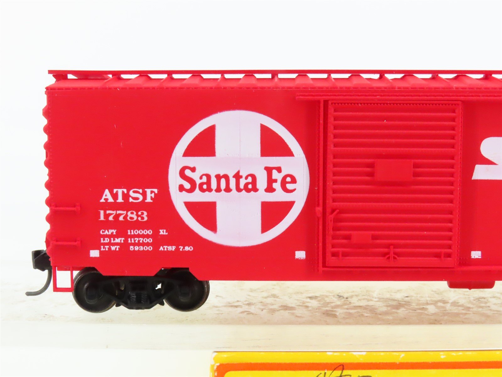 HO Scale Accurail 3401 ATSF Santa Fe 40' PS-1 Box Car Custom Rd #17783 -Upgraded