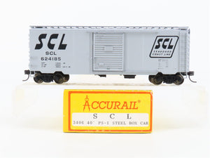 HO Accurail 3406 SCL Seaboard Coast Line 40' PS-1 Steel Box Car #624185 Upgraded