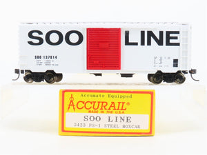 HO Scale Accurail 3423 SOO Line 40' PS-1 Steel Box Car #137814 - Upgraded
