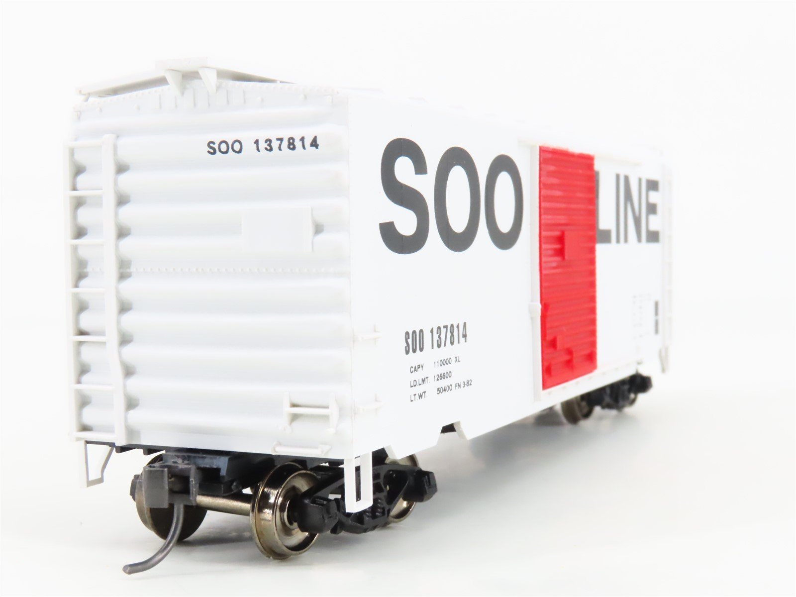 HO Scale Accurail 3423 SOO Line 40' PS-1 Steel Box Car #137814 - Upgraded