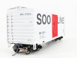 HO Scale Accurail 3423 SOO Line 40' PS-1 Steel Box Car #137814 - Upgraded