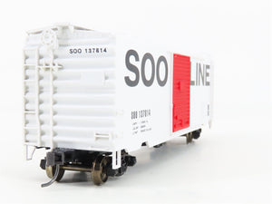 HO Scale Accurail 3423 SOO Line 40' PS-1 Steel Box Car #137814 - Upgraded