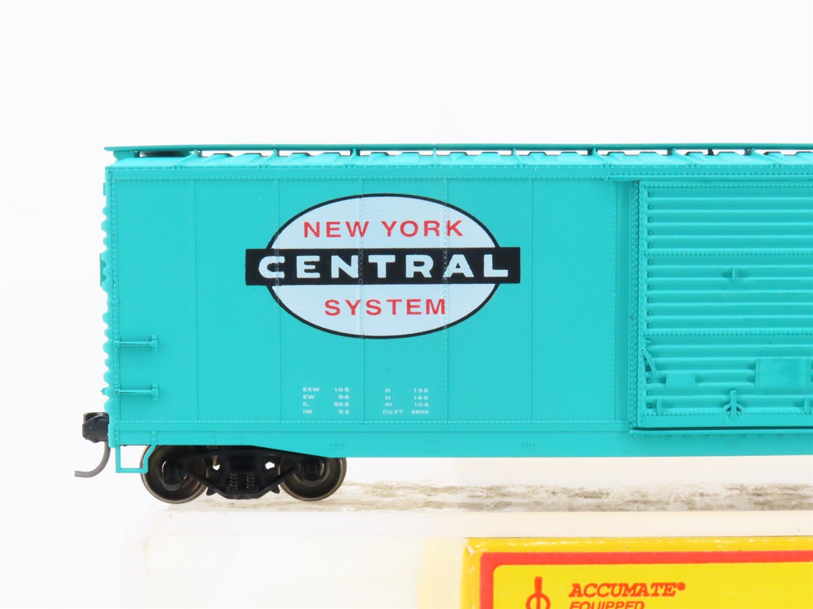 HO Accurail 5004 NYC New York Central 50' AAR Steel Box Car #47523 - Upgraded