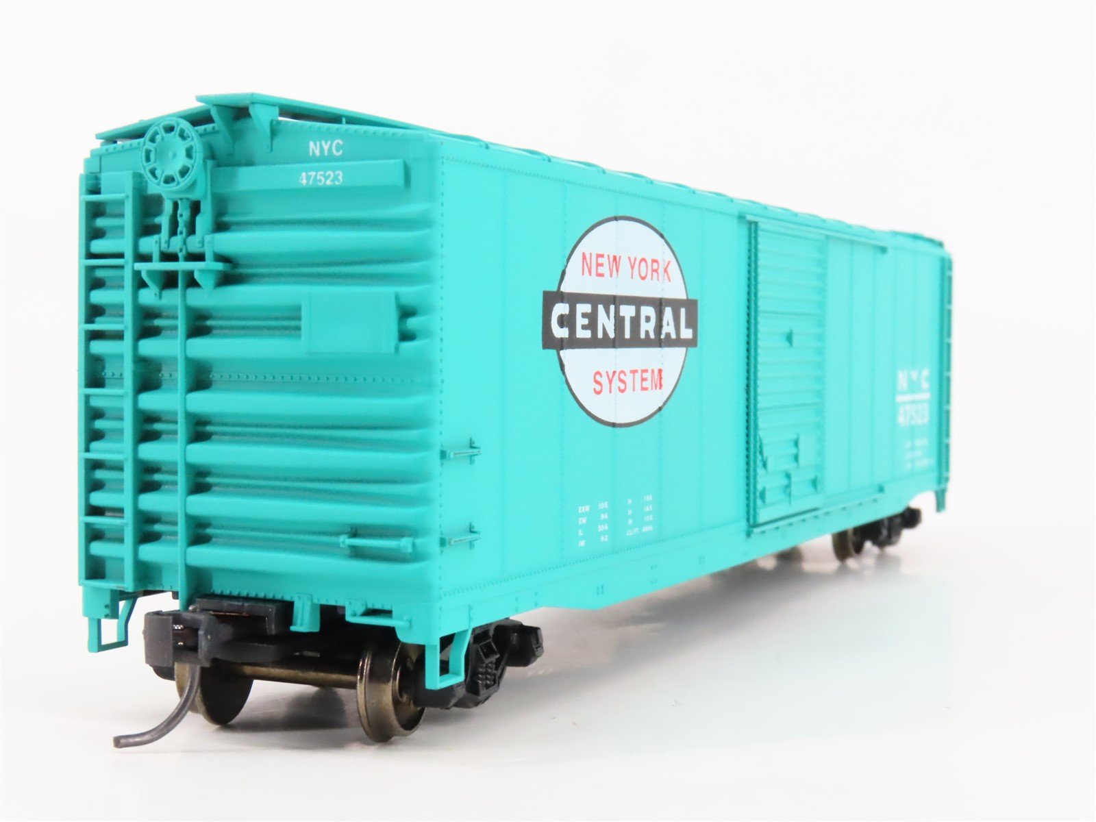 HO Accurail 5004 NYC New York Central 50' AAR Steel Box Car #47523 - Upgraded