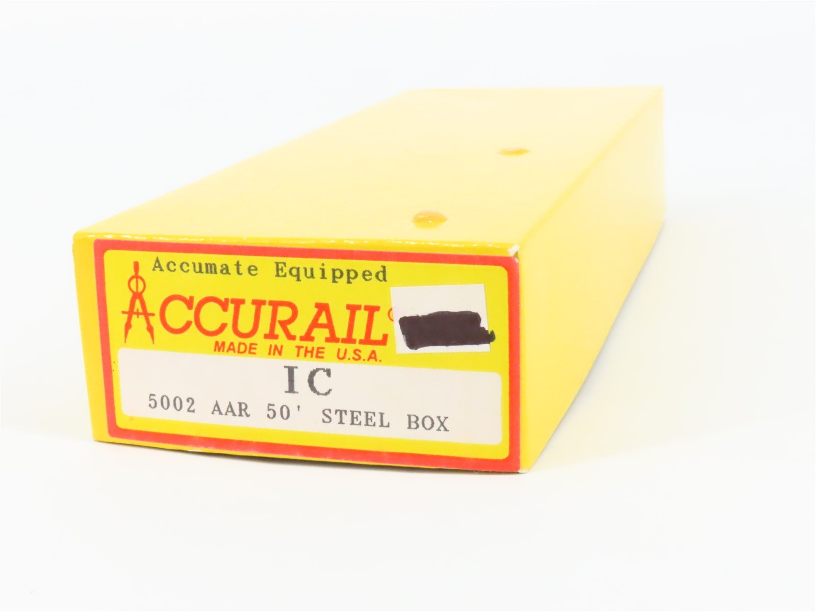 HO Accurail 5002 IC Illinois Central 50' AAR Steel Box Car #523396 - Upgraded