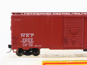 HO Accurail 3221 NKP Nickel Plate Road 40' AAR Steel Box Car #7277 - Upgraded