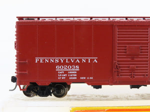 HO Scale Accurail 3204 PRR Pennsylvania 40' AAR Steel Box Car #602038 -Upgraded