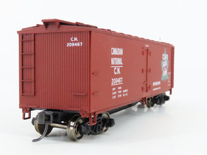 HO Scale Accurail 4807 CN Canadian National 40' Wood Reefer #208467 - Upgraded