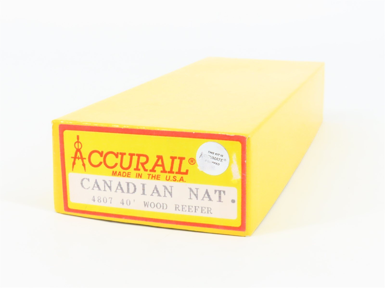 HO Scale Accurail 4807 CN Canadian National 40' Wood Reefer #208467 - Upgraded