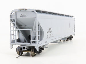 HO Accurail 2022 B&O Baltimore & Ohio ACF 3-Bay Covered Hopper #602207 -Upgraded