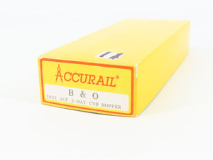 HO Accurail 2022 B&O Baltimore & Ohio ACF 3-Bay Covered Hopper #602207 -Upgraded