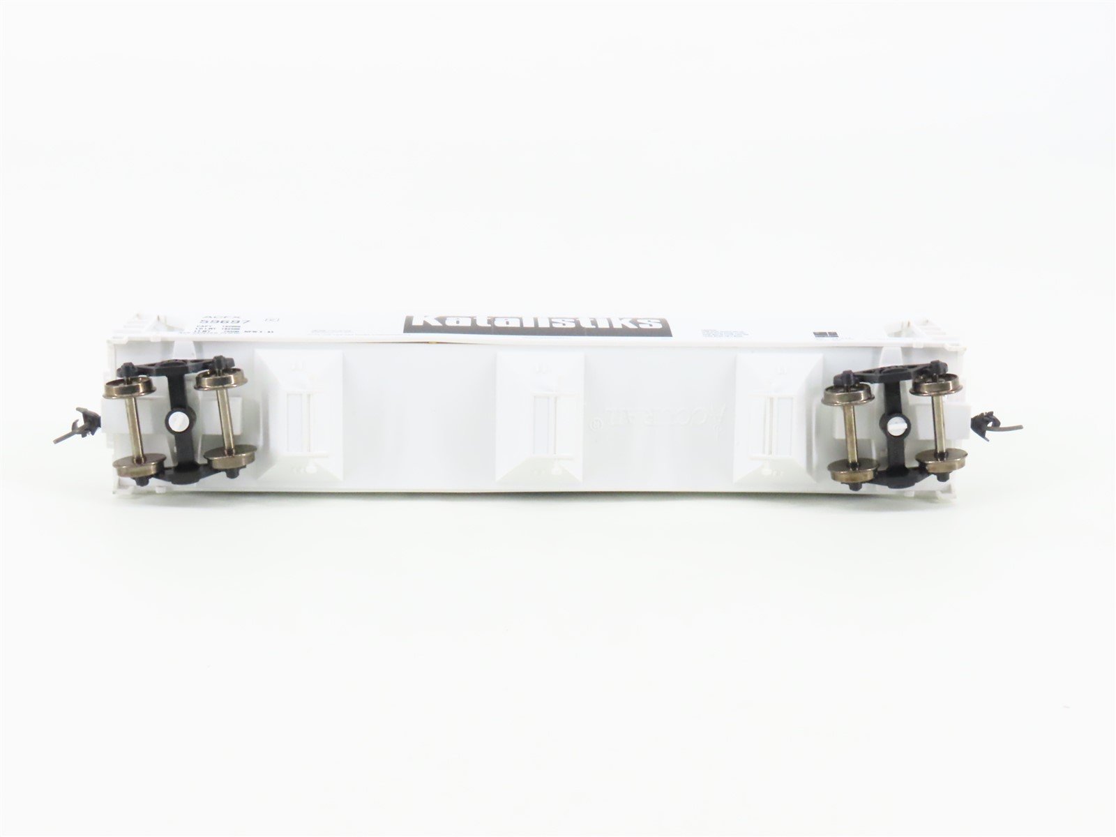 HO Scale Accurail 1558 ACFX Katalistiks 3-Bay Covered Hopper #59697 - Upgraded
