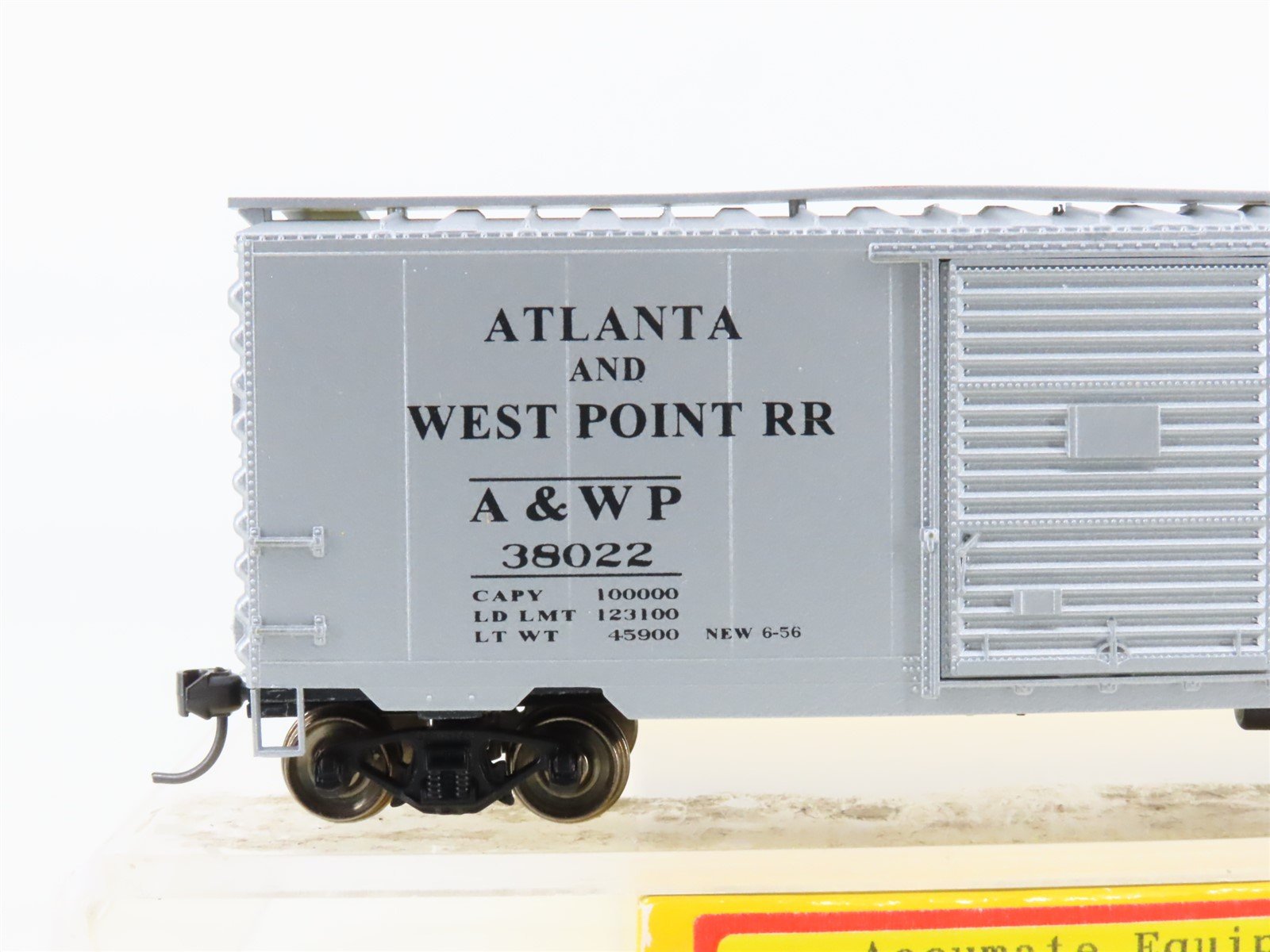 HO Accurail 3422 A&WP Atlanta & West Point 40' PS-1 Box Car #38022 - Upgraded