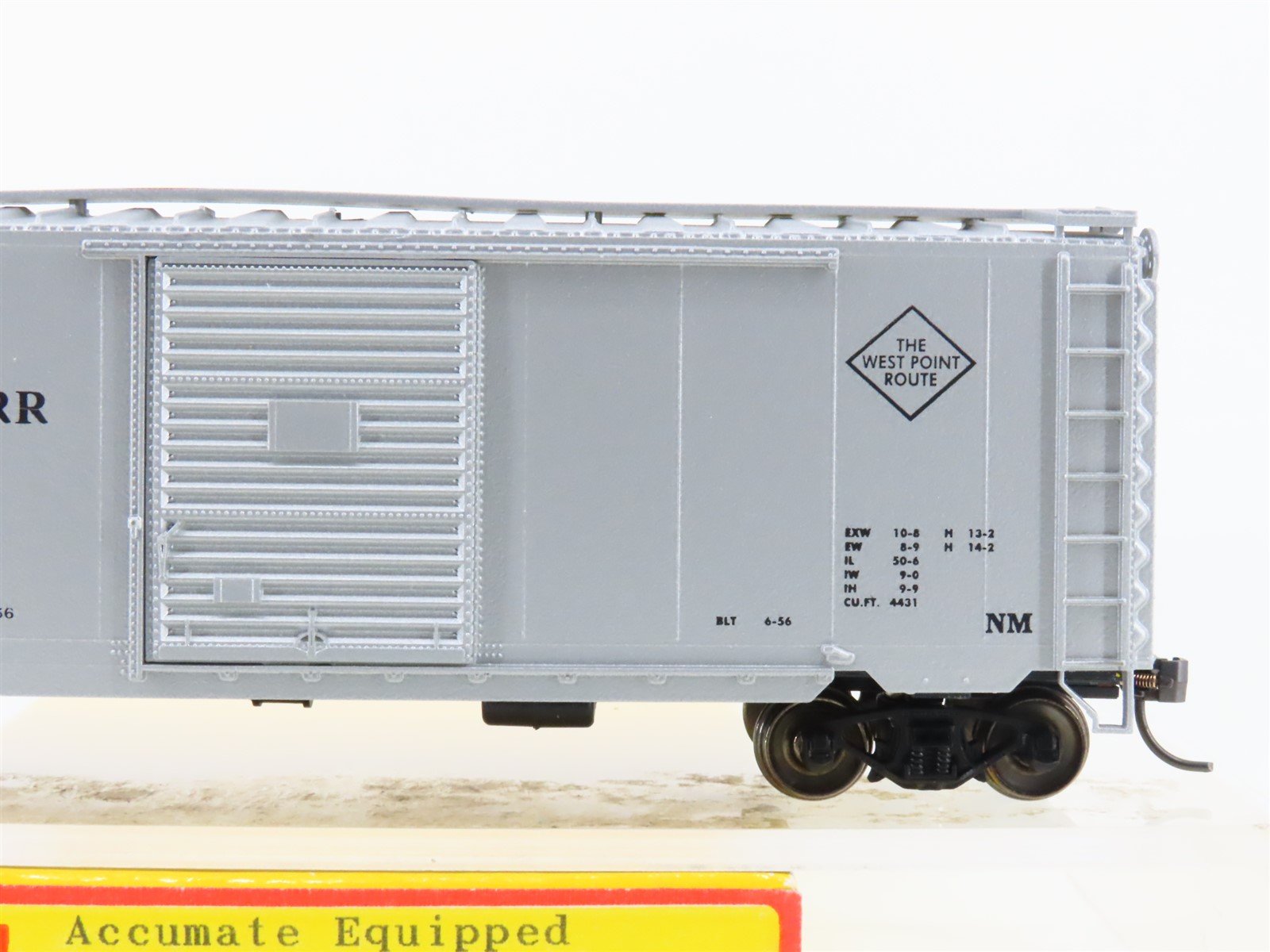 HO Accurail 3422 A&WP Atlanta & West Point 40' PS-1 Box Car #38022 - Upgraded