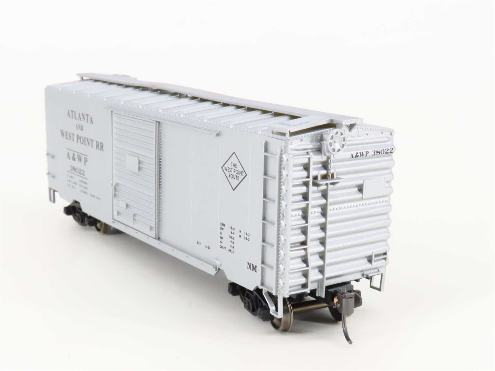 HO Accurail 3422 A&WP Atlanta & West Point 40' PS-1 Box Car #38022 - Upgraded