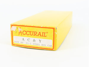 HO Accurail 3402 ACY Akron Canton & Youngstown 40' Box Car #3299 - Upgraded