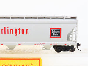 HO Accurail 2017 CB&Q Burlington Route ACF 3-Bay Covered Hopper #86637 -Upgraded