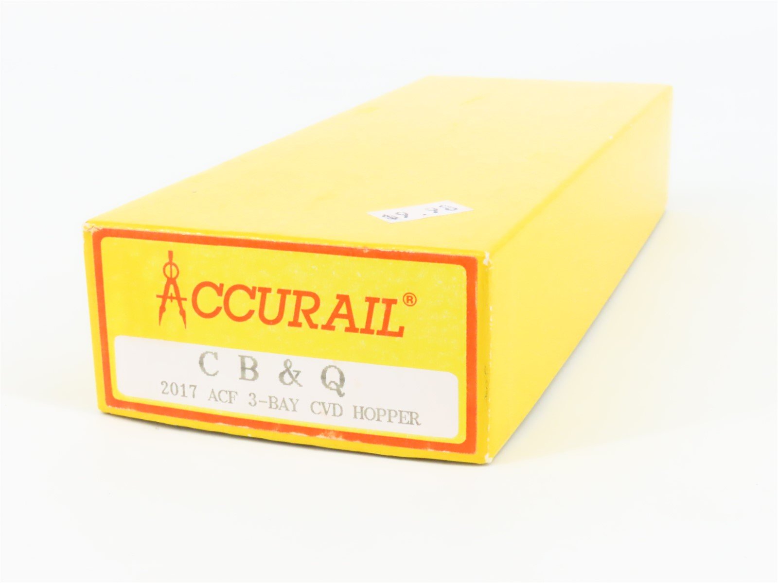 HO Accurail 2017 CB&Q Burlington Route ACF 3-Bay Covered Hopper #86637 -Upgraded