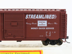 HO Scale Accurail 3424 CG Central of Georgia 40' PS-1 Box Car #7070 - Upgraded