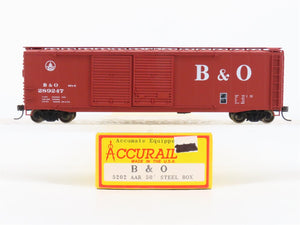 HO Accurail 5202 B&O Baltimore & Ohio 50' AAR Steel Box Car #289247 - Upgraded