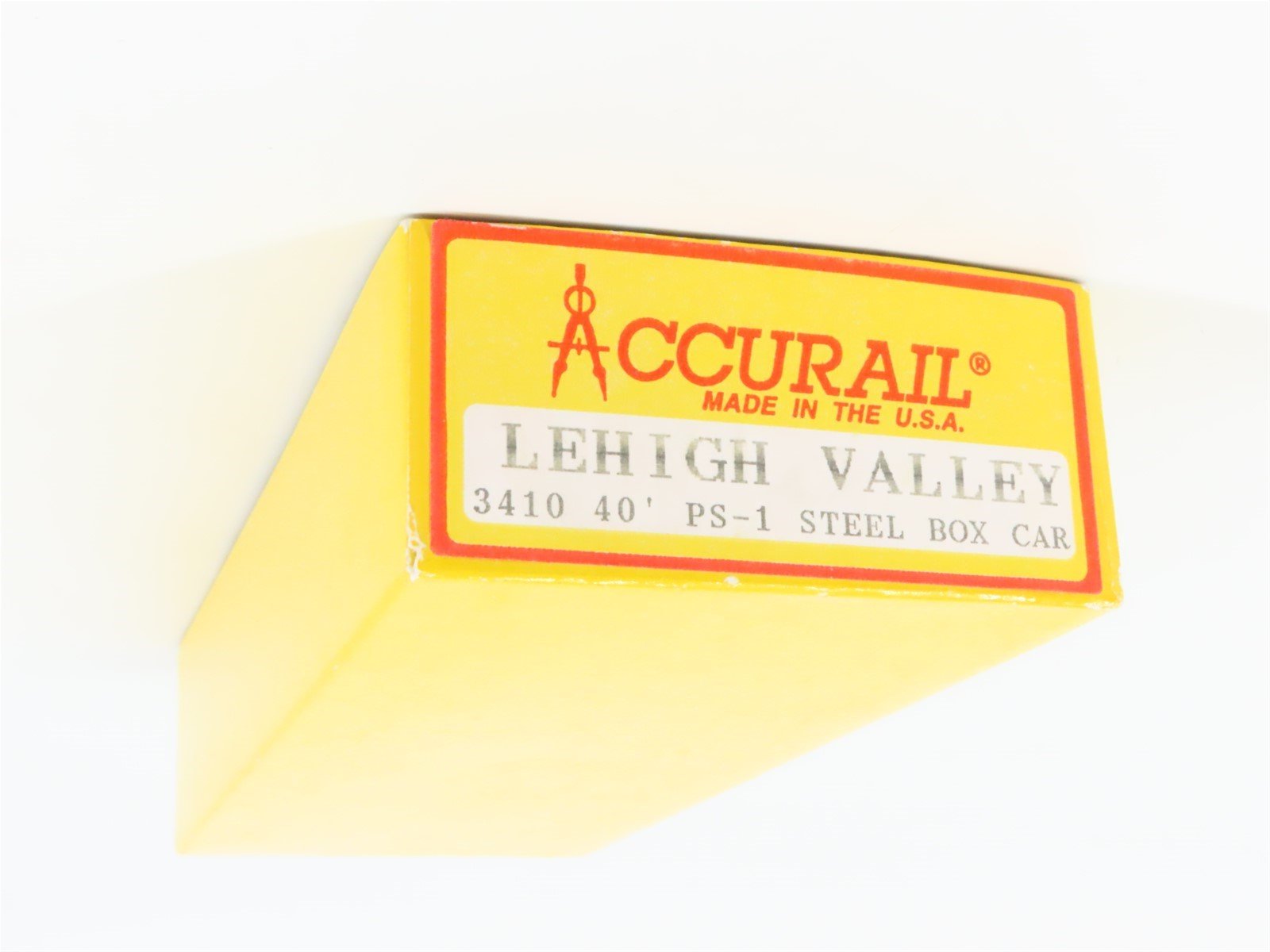 HO Scale Accurail 3410 LV Lehigh Valley 40' PS-1 Steel Box Car #62545 - Upgraded