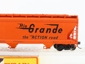 HO Accurail 2034 D&RGW Rio Grande ACF 3-Bay Covered Hopper #15590 - Upgraded