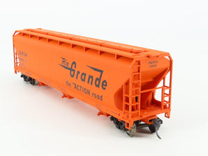HO Accurail 2034 D&RGW Rio Grande ACF 3-Bay Covered Hopper #15590 - Upgraded