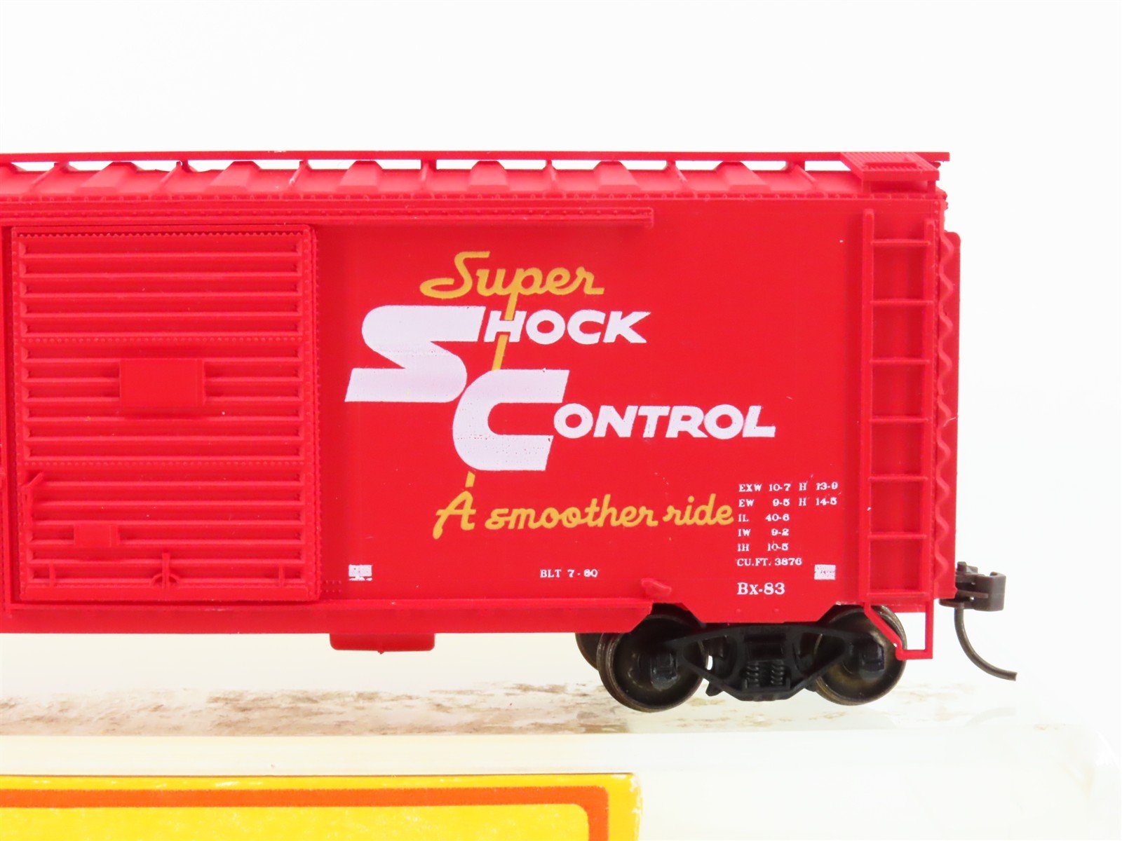HO Scale Accurail 3401 ATSF Santa Fe 40' PS-1 Steel Box Car #17819 - Upgraded