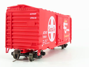 HO Scale Accurail 3401 ATSF Santa Fe 40' PS-1 Steel Box Car #17819 - Upgraded
