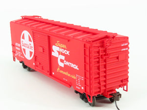 HO Scale Accurail 3401 ATSF Santa Fe 40' PS-1 Steel Box Car #17819 - Upgraded
