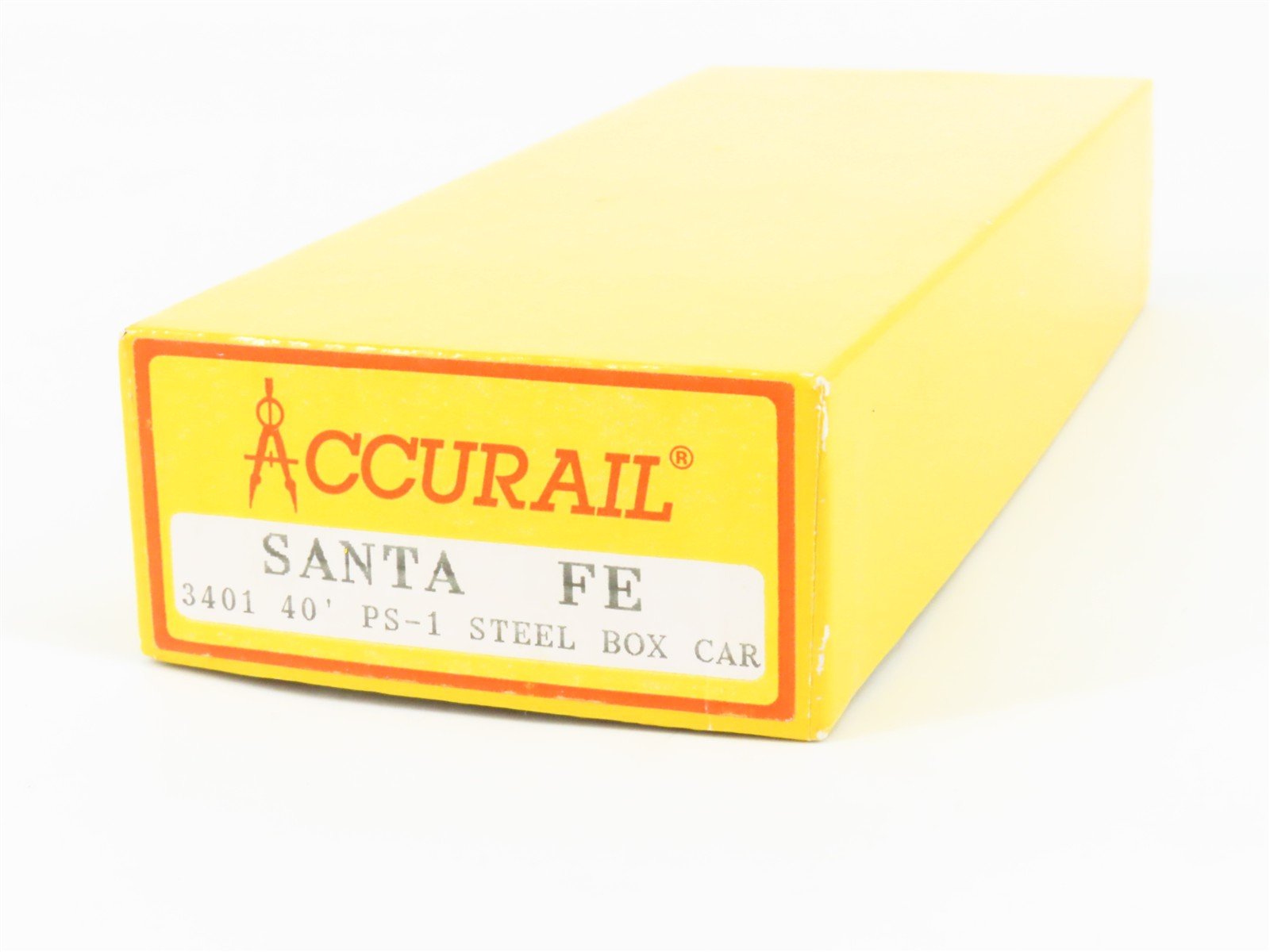 HO Scale Accurail 3401 ATSF Santa Fe 40' PS-1 Steel Box Car #17819 - Upgraded