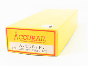 HO Scale Accurail 3201 ATSF Santa Fe 40' AAR Single Door Steel Box Car #276180