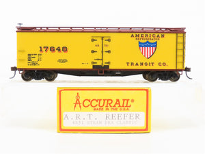 HO Accurail Steam Era Classic 4851 ART American 40' Wood Reefer #17648 -Upgraded