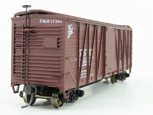 HO Accurail 4202 D&H Delaware & Hudson 40' OB Wood Box Car #17384 - Upgraded