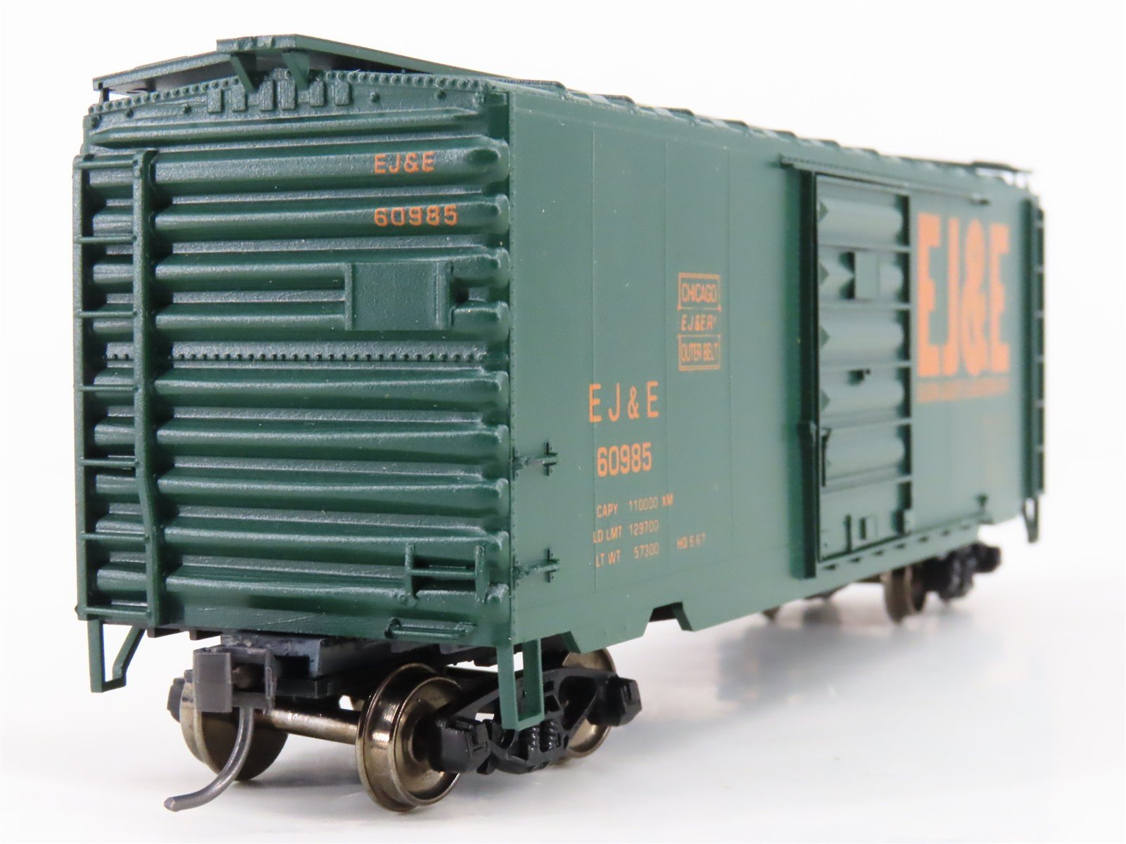 HO Accurail 3408 EJ&E Elgin Joliet & Eastern 40' PS-1 Box Car #60985 - Upgraded