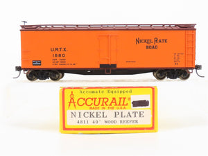 HO Accurail 4811 URTX NKP Nickel Plate Road 40' Wood Reefer #1560 - Upgraded