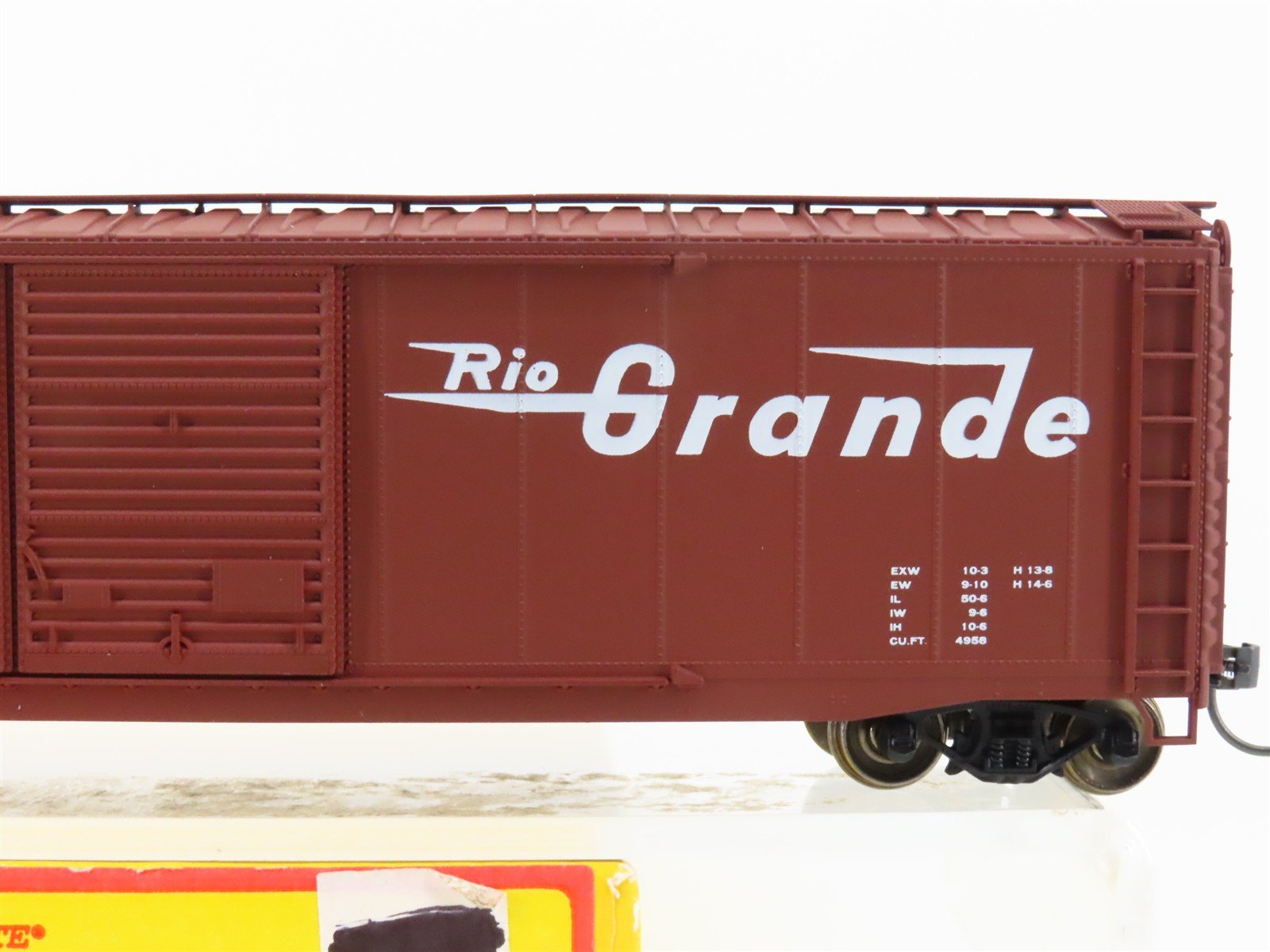 HO Scale Accurail 5205 D&RGW Rio Grande 50' Double Door Box Car #63652 -Upgraded