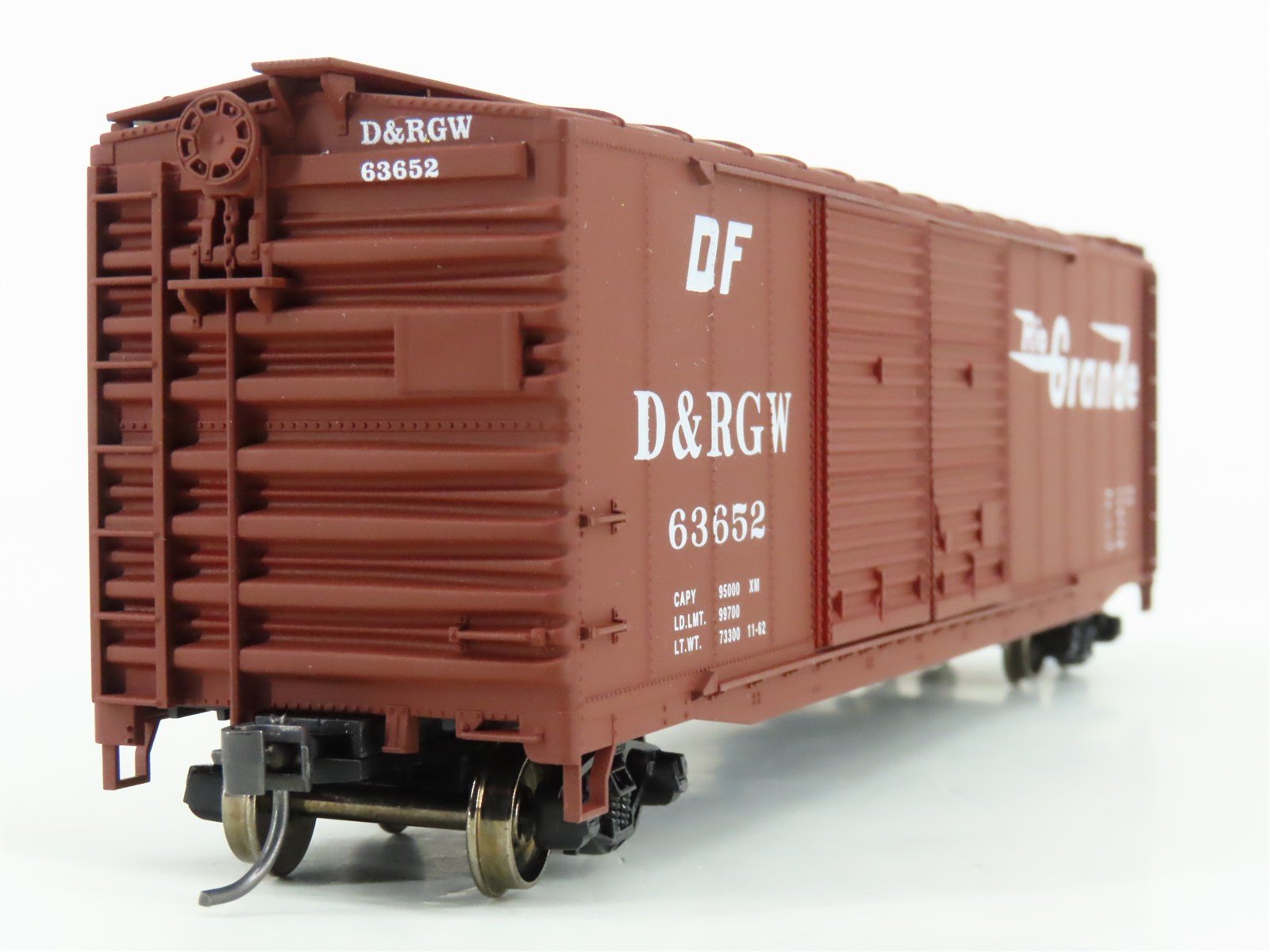 HO Scale Accurail 5205 D&RGW Rio Grande 50' Double Door Box Car #63652 -Upgraded