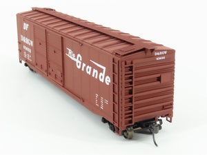 HO Scale Accurail 5205 D&RGW Rio Grande 50' Double Door Box Car #63652 -Upgraded