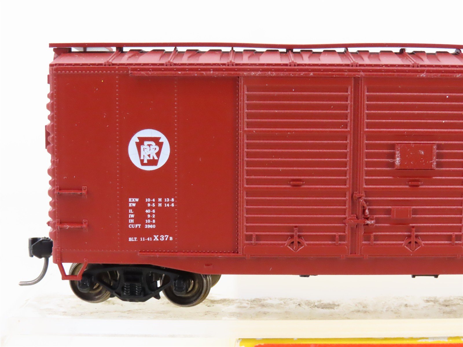 HO Scale Accurail 3009 PRR Pennsylvania 40' Double Door Box Car #65387 -Upgraded