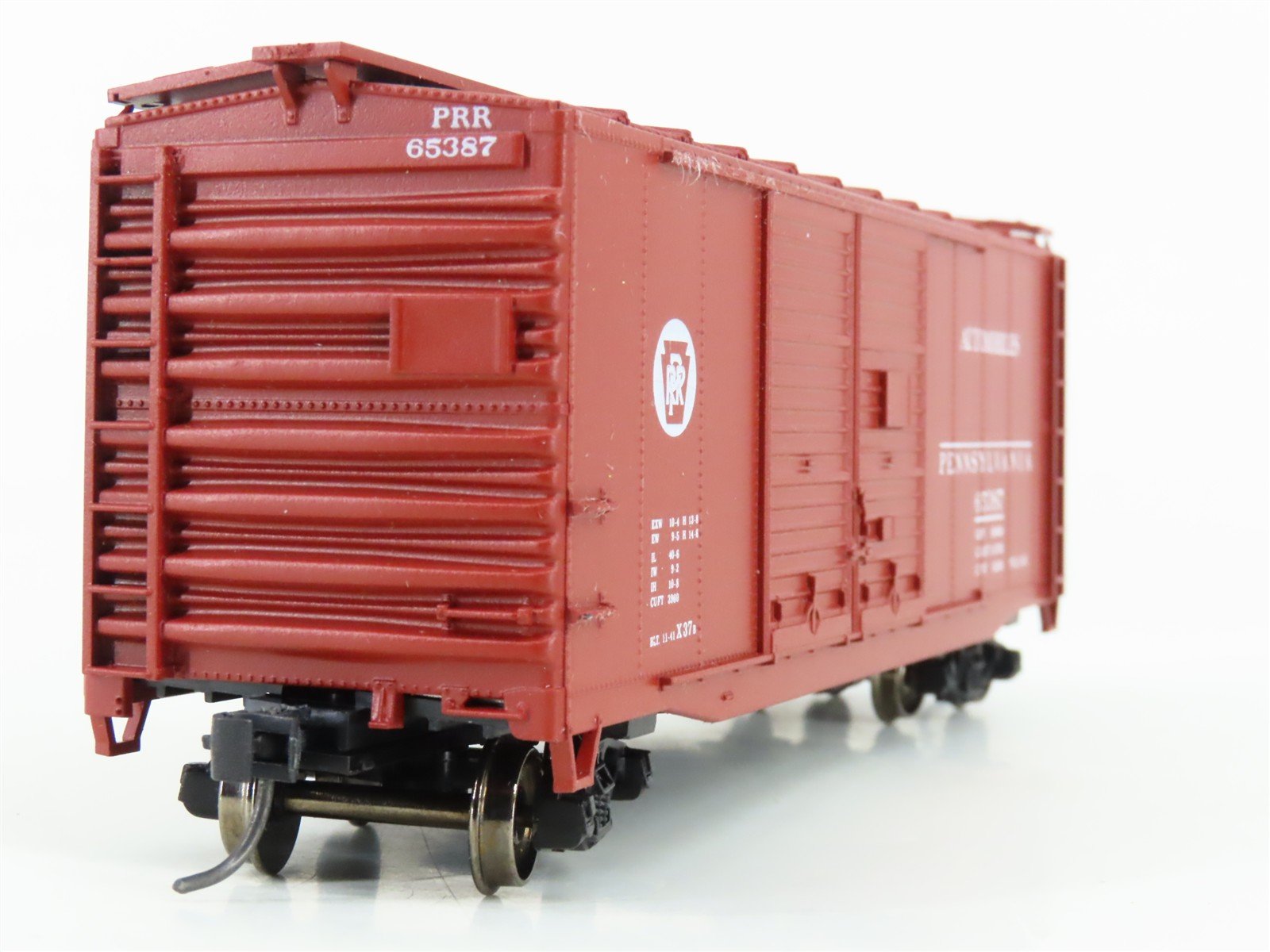 HO Scale Accurail 3009 PRR Pennsylvania 40' Double Door Box Car #65387 -Upgraded